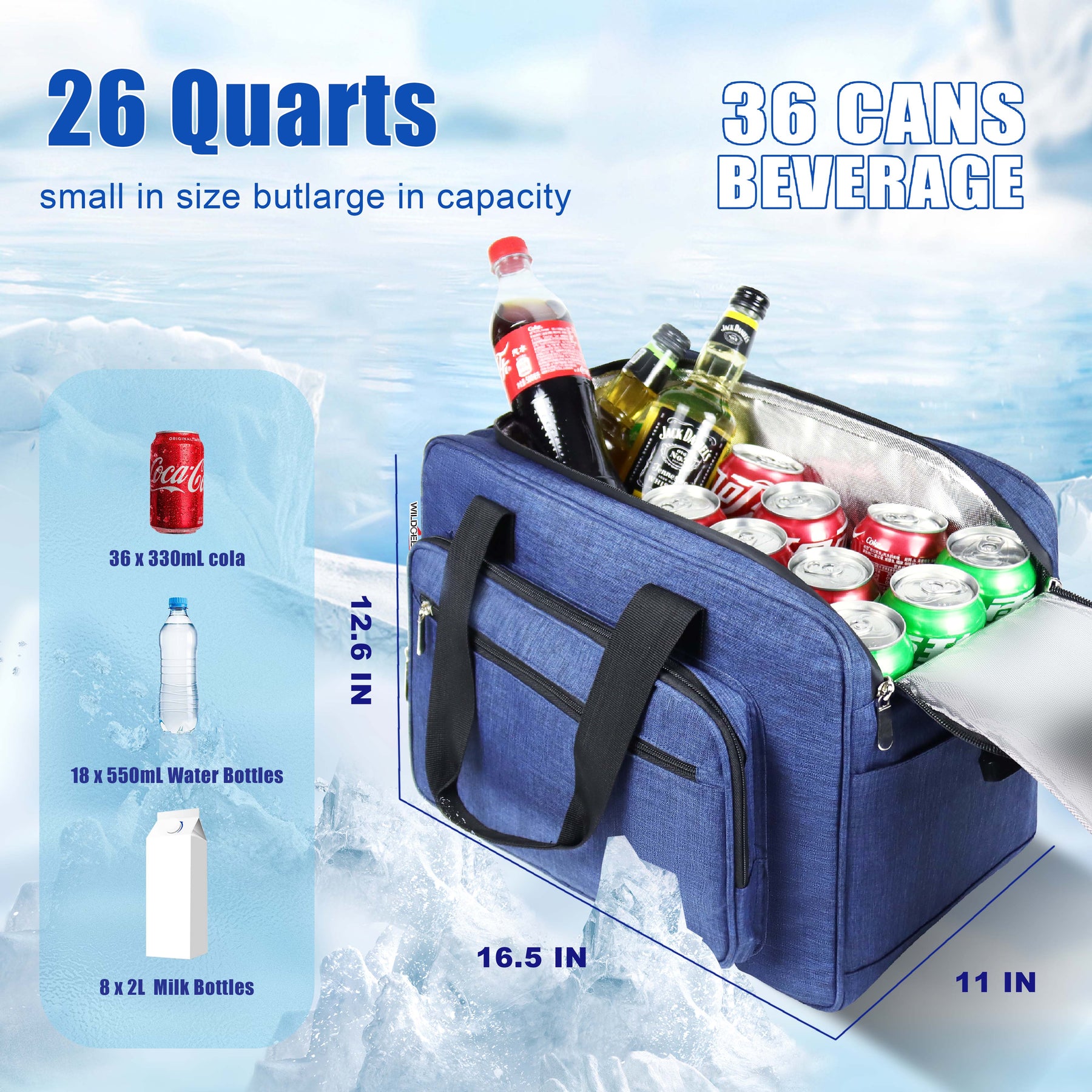 25L Foldable & Dual-Zone Carrying refrigerator Plus WECC25-01